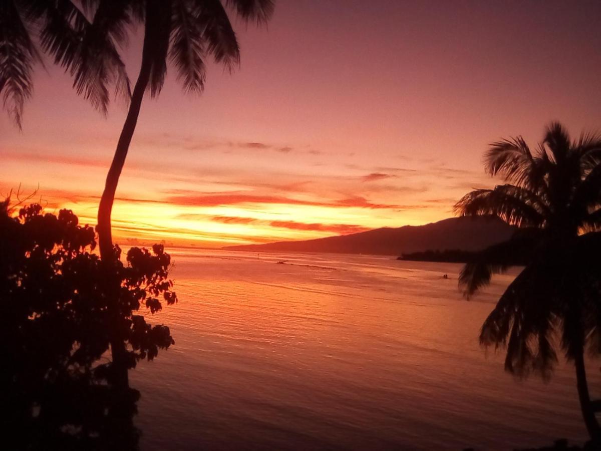 Bungalow Vue Lagon 180 Degre, La Maison Bleue Moorea Kültér fotó