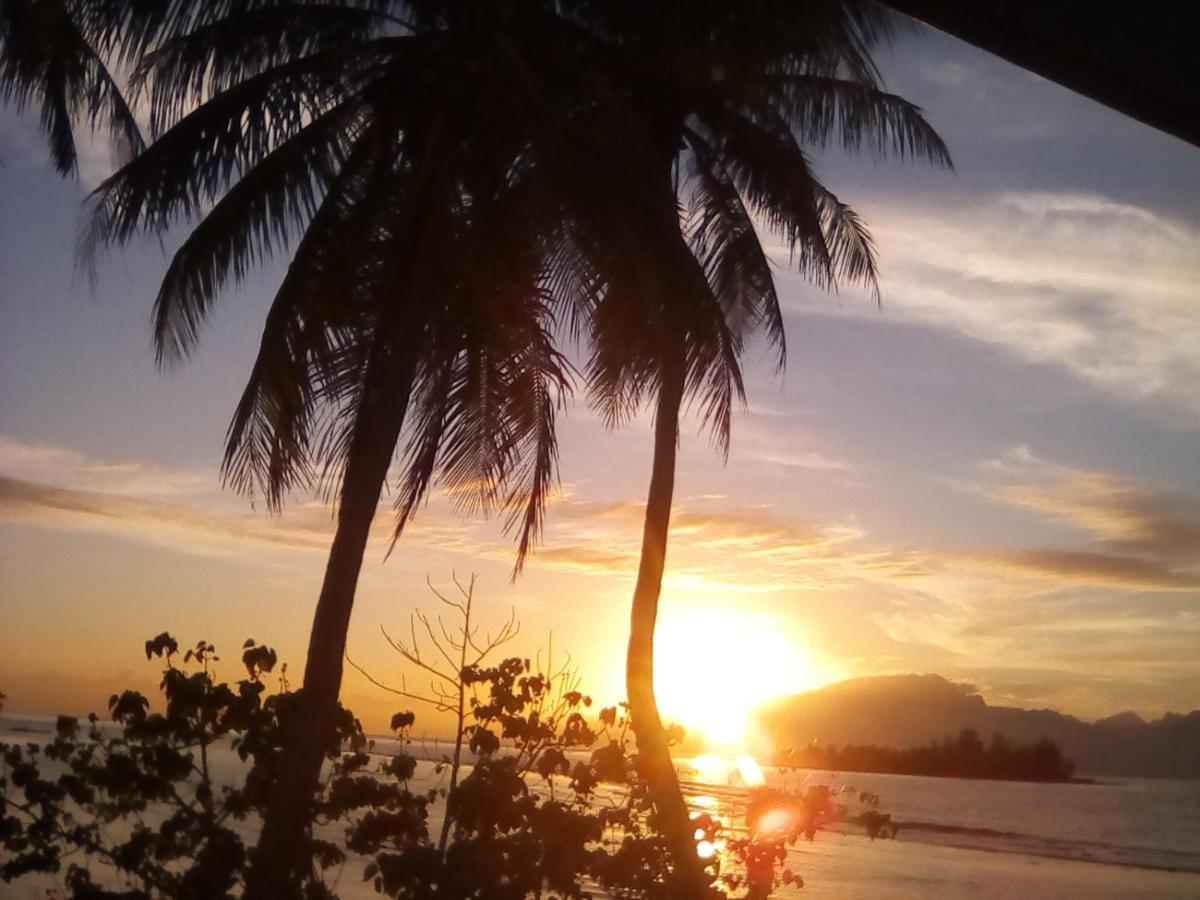 Bungalow Vue Lagon 180 Degre, La Maison Bleue Moorea Kültér fotó
