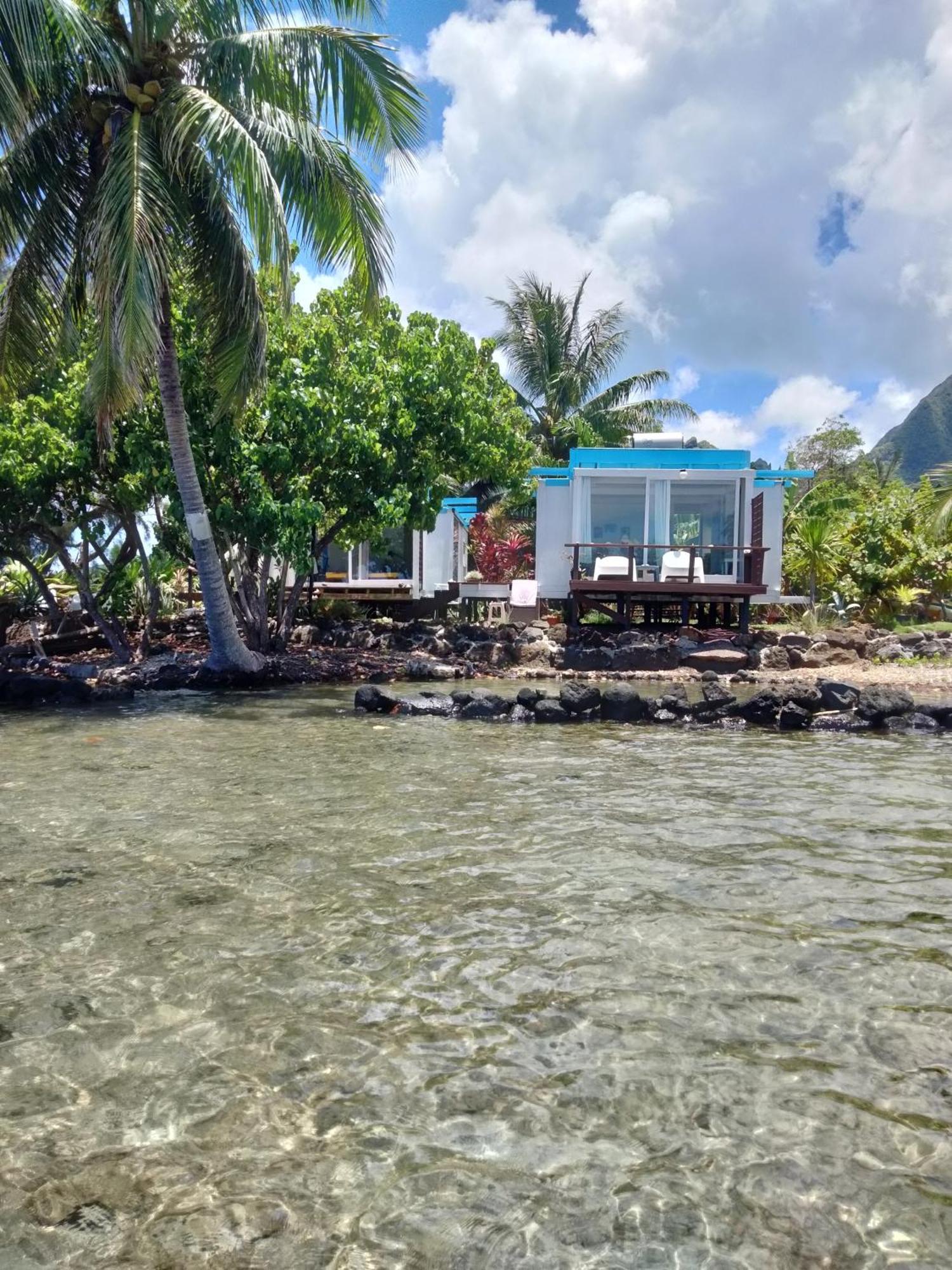 Bungalow Vue Lagon 180 Degre, La Maison Bleue Moorea Kültér fotó