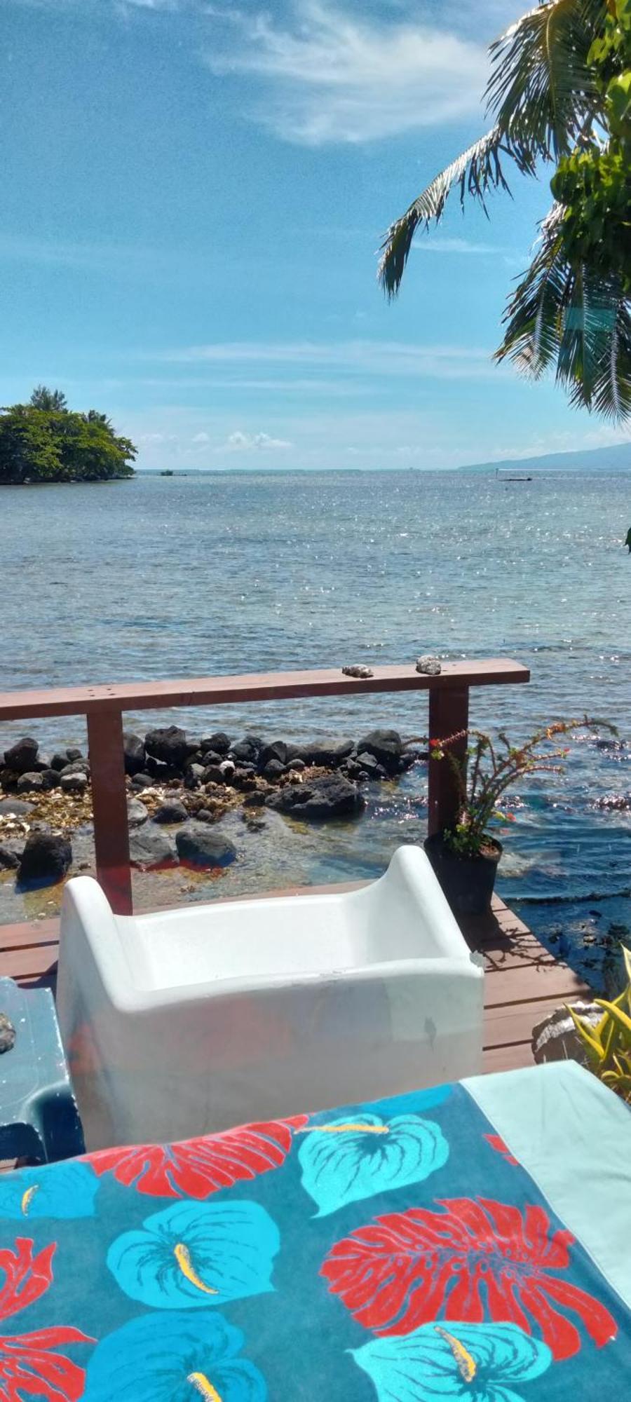 Bungalow Vue Lagon 180 Degre, La Maison Bleue Moorea Kültér fotó