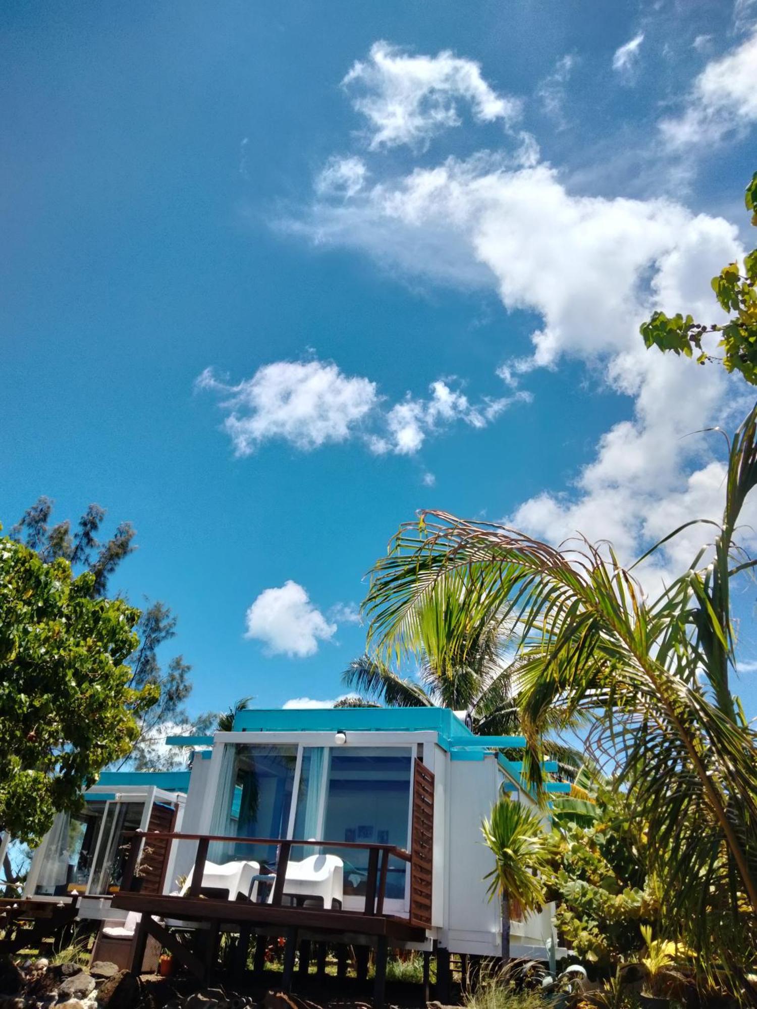 Bungalow Vue Lagon 180 Degre, La Maison Bleue Moorea Kültér fotó