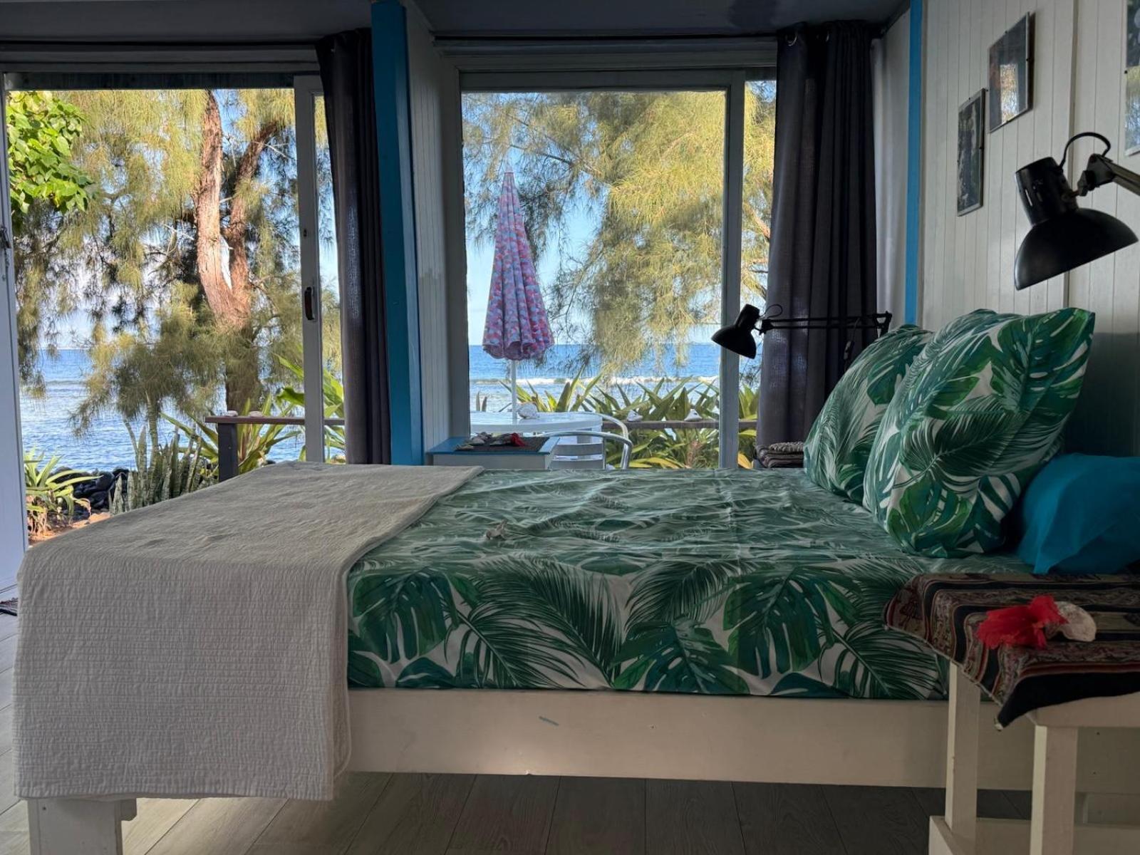 Bungalow Vue Lagon 180 Degre, La Maison Bleue Moorea Kültér fotó