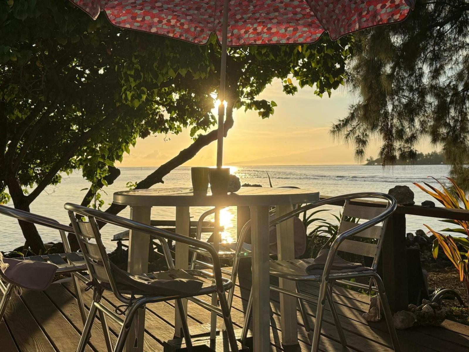 Bungalow Vue Lagon 180 Degre, La Maison Bleue Moorea Kültér fotó