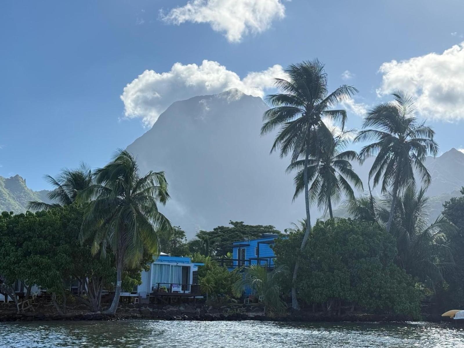 Bungalow Vue Lagon 180 Degre, La Maison Bleue Moorea Kültér fotó