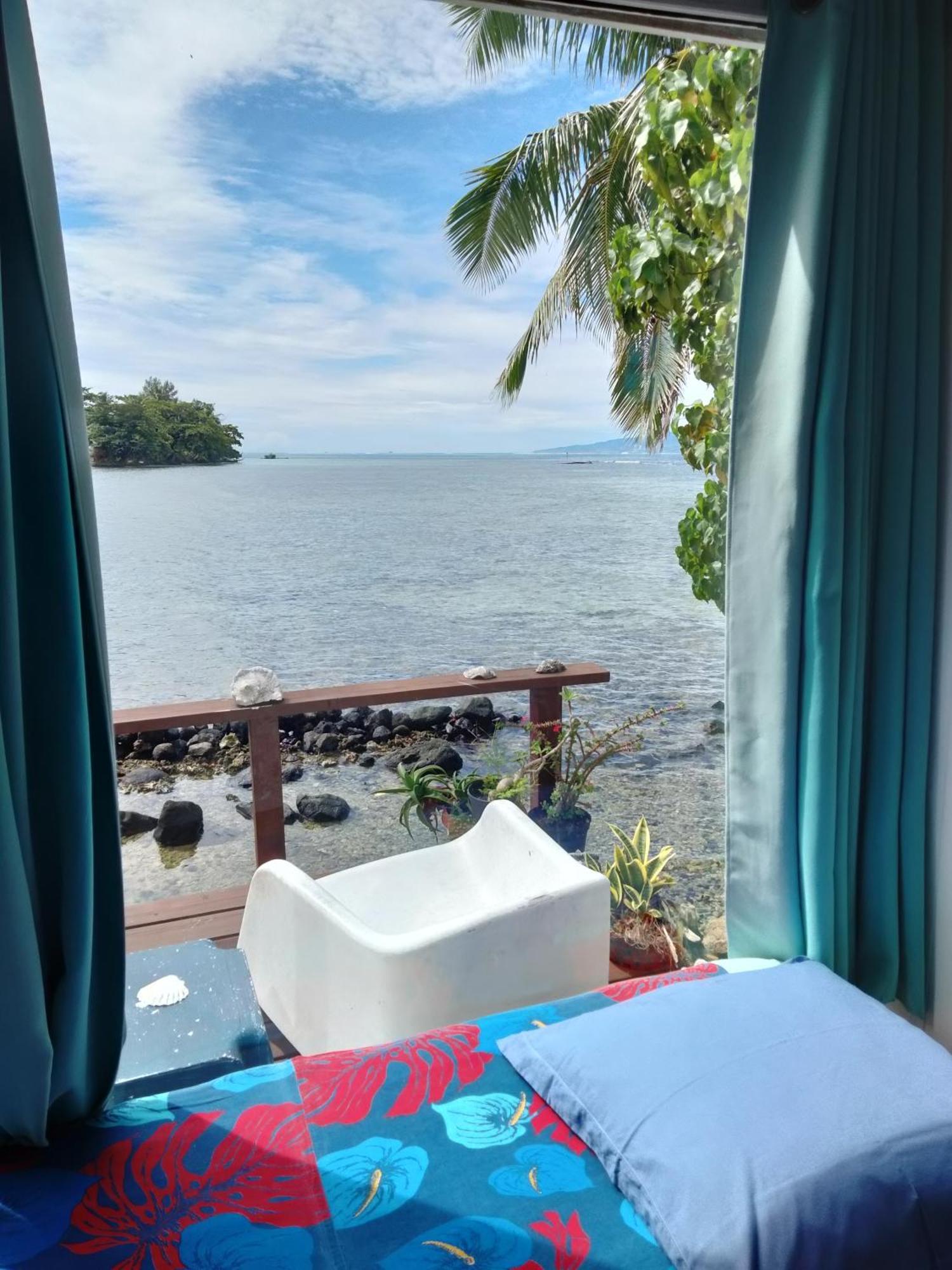 Bungalow Vue Lagon 180 Degre, La Maison Bleue Moorea Kültér fotó